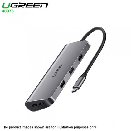 UGREEN 40873 100W 5 GBPS USB HUB All In One USB-C TO HDMI/VGA Card Reader RJ45 PD Adapter UGREEN 40873 100W 5 GBPS USB HUB All In One USB-C TO HDMI/VGA Card Reader RJ45 PD Adapter